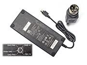 - SG Genuine CWT CAD120121 Ac Adapter 12v 10A 120W Power Supply Round With 4 Pins